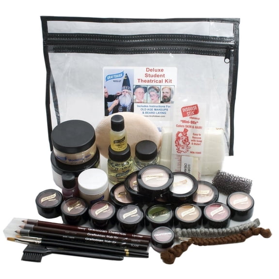 deluxe student theatrical makeup kit light/fair