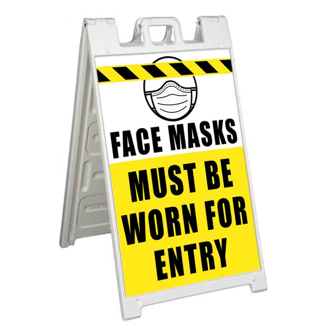 Face Masks Must Be Worn For Entry (24