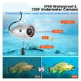 thumbnail image 3 of Underwater Ice Fishing Camera Upgraded 720P Camera 12 IR Lights Fish Finder 7 Inch 1024x600 IPS Screen For Lake/Sea Fishing
--------
Waterproof Underwater Fish Finder, 3 of 6