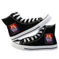 thumbnail image 1 of Anime Stranger Things temporada 4 Cosplay zapatos de lona Dustin HellFire Club zapatillas Casual plataforma alta zapatos transpirables niño niñanegro 538 Deng Xun unisex, 1 of 2