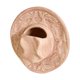 thumbnail image 1 of Jarrón con forma de sombrero de vaquero, adorno de cerámica, maceta duradera con temática del Oeste. Rosa, 1 of 9