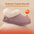 thumbnail image 4 of LongBay Women's Cozy Bootie Slippers Memory Foam Warm House Shoes with Fluffy Collar Non-Slip Indoor Outdoor, 4 of 5