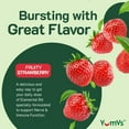 thumbnail image 5 of YUM-V'S 100mg Vitamin B6 Gummies Health Supplement for Nerve Function, Strawberry, 60 Count, 5 of 10