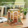 thumbnail image 2 of Kit de casa de muñecas en miniatura CUTEBEE Book Nook Green, 2 of 8