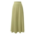 thumbnail image 4 of Women's 2025 Trendy Straight Skirt High Waist Casual Midi Skirt for Daily Wear Outing Summer Flowy Comfort, 4 of 4