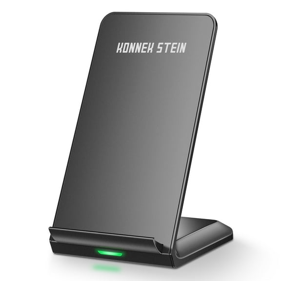 Konnek Stein Wireless Charger, 10W Fast Wireless Charging Station, Qi Certified, Charging Stand for Multiple Devices iPhone 14 13 12 11 11 Pro Max Mini, Samsung Galaxy S20 S10, AirPods 3 2 Pro
