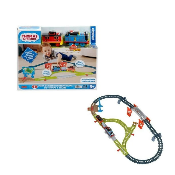 Pista de Juguete Thomas Friends Interactiva de Thomas y Bruno