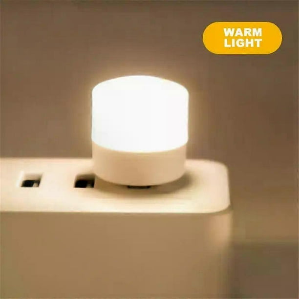 Desk Lamp Bulb Rechargeable Small Round Reading Desk Mini Led Night Light Usb Power Bank Charging Book Lights