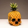 thumbnail image 6 of Pineapple Skull Decor, Scary Skull Sculpture Halloween Statue, Resin Crafts for Decoration, for Halloween Day of The Dead Spooky Decor, 6 of 9