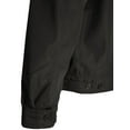 thumbnail image 3 of Men's Microfiber Golf Sport Water Resistant Zip Up Windbreaker Jacket BENNY (Black / Khaki,L), 3 of 4