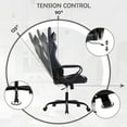 thumbnail image 4 of Video Gaming Chair, PU Leather Racing Chair, Ergonomic Office Chairs High Back Gamer Chair Computer Desk Chairs Lumbar Support with Arms Swivel Chair  for Adults(Camo), 4 of 7