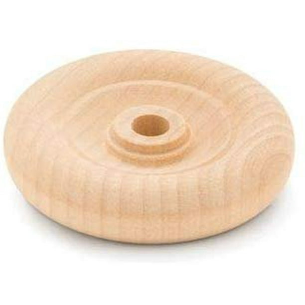 Classic Wooden Toy Wheels and Axles, Great for Crafts Too, 23/4