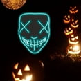 thumbnail image 3 of Glowneon Halloween Mask Neon Signs, Halloween Wall Decor, 3 of 4