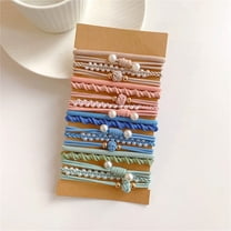 Bradem Multiple Color Hair Ties for Women - Bracelet-Style Elastic Bands, No-Damage Holders for Thin/Thick Hair