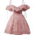 thumbnail image 1 of Correas espaguetis Vestidos cortos De fiesta Vestidos De fiesta Vintage Sweetheart graduación Formal fiesta De graduación personalizado, 1 of 5