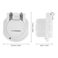 thumbnail image 6 of SHISUYAN Rotation Pool Vacuum Safety Lock Replacement for Suction Pool Cleaners White Pool Vacuum Vac Lock Pool Cleaner Safety Pool Parts and Accessories Compatible, 6 of 6