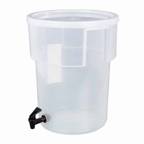 Carlisle Foodservice Beverage Dispenser,Round,5 Gal,Black 220930