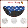thumbnail image 3 of Sikiie Shark With USA Flag Nativity Christmas Tree Skirt, Jesus Christian Winter Holiday Tree Mat Decoration(30-48IN)36", 3 of 6