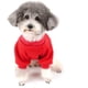 thumbnail image 5 of Abrigo de invierno para perros pequeños, suéter de algodón, sudadera acolchada, abrigo para cachorros, abrigo para perros/gatos, Yorkshire/Chihuahua, rojo, talla S, 5 of 5