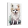 thumbnail image 1 of Watercolor Pomeranian Painting 15 - Nursery Collection - Bedtime Stories, 1 of 7