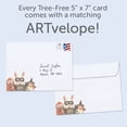 thumbnail image 2 of Tree-Free Greetings Halloween Greeting Card 12 Pack, 5x7, Without Masks (HP60521), 2 of 7