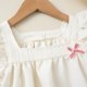 thumbnail image 5 of Vestido de Fiesta de Navidad de las Niñas sin Mangas Cintura Acanalada Falda Francesa Cinchada para Bebé Material Suave Lindo Cómodo, 5 of 8