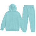 thumbnail image 5 of CONZONE Toddler Boys Outfits 2 Piece Letter Graphic Long Sleeve Hoodies Pants Set Cozy Fall Winter Clothes for Kids, 5 of 5