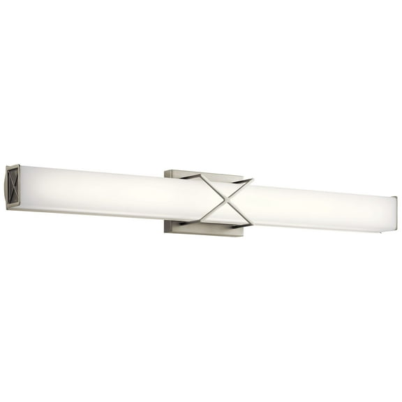 45658NILED-Kichler Lighting-Trinsic - Light Bath Vanity Approved for Damp Locations - with Contemporary inspirations - 32 inches wide-Brushed Nickel