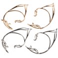 thumbnail image 4 of 2 pares de pendientes de presión minimalistas para la oreja, sin necesidad de perforación, para mujer, 4 of 8