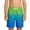 swim trunk 120#Blue, variant on WAYUTE Swim Trunks Boys Stylish Prints Drawstring Waist Soft Swimwear Bottoms for Kids Youth Comfortable Swim Shorts Summer Water Park