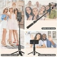 thumbnail image 4 of XIHAMA Selfie Stick with Light, 3 in 1 Extendable 360° Rotation Phone Tripod Stand with Detachable Wireless Remote, Portable CellPhone Holder Compatible with iPhone 16/Galaxy/Huawei/LG, 4 of 9