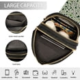 thumbnail image 3 of FORMRS Womens Crossbody Sling Bag Travel Daypack Shoulder Chest Backpack, Green Triangles Pattern, 3 of 7