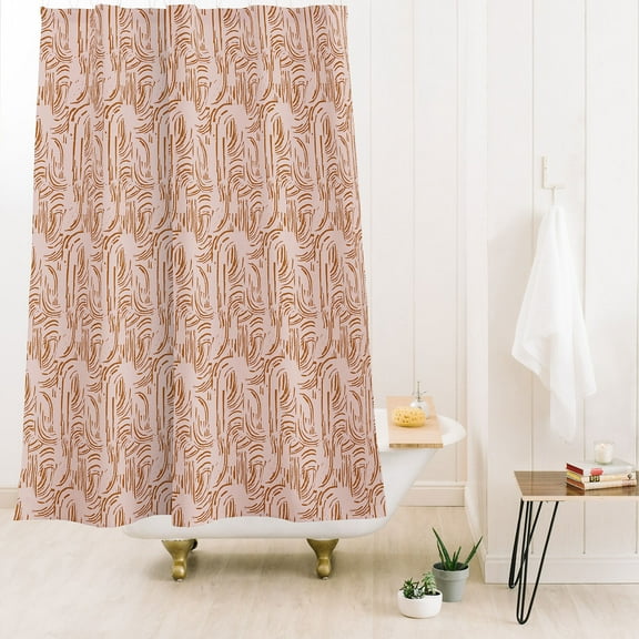 Society6 Holli Zollinger Kikka Blush Shower Curtain 71" x 74"