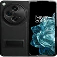 thumbnail image 4 of Fesign Slim Phone Case for Oneplus Open Oppo Find N3 Case with Kickstand. Oneplus Open Luxury Leather Back Case with Hinge Protection Hard PC Bumper Case for Oneplus Open 2023 (Black), 4 of 5