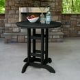 thumbnail image 6 of Highwood's 36" Round 3-pc Weatherly Dining Set - Counter Height, Outdoor, Eco-friendly, Synthetic Wood, 6 of 8