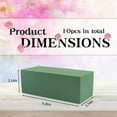 thumbnail image 2 of CCINEE Floral Foam Bricks,Florist Styrofoam Green Wet Blocks Supplies for Flower Arrangement DIY Craft,Pack of 10, 2 of 6