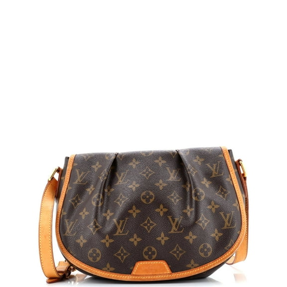 Pre-Owned Menilmontant Handbag Monogram Canvas PM By Rebag