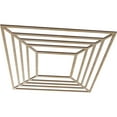 thumbnail image 2 of 24"OD x 8 3/4"ID x 3/8"T Raven Wood Fretwork Pierced Ceiling Medallion, Birch, 2 of 3