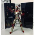 thumbnail image 3 of Figura de acción de Iron Man de Marvel, modelo de armadura Mk46, colección iluminada, 75 % de aleación, regalo, Comicave 1/12, 3 of 5