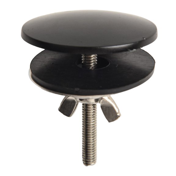 Stylish Black Sink Hole Cover Adds A Sleek Touch To Your Kitchen Or Bathroom