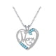 thumbnail image 2 of Collar para mujer, joyería para mujer, collar con colgante de cristal en forma de corazón, joyería para el Día de la Madre, collar para mamá, 2 of 4