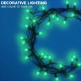 thumbnail image 2 of Luxrite 12-Pack C7 LED Green Replacement Light Bulbs for String Lights 0.5W Colored Bulb Enclosed Fixture Rated UL E12 Indoor Outdoor, 2 of 7