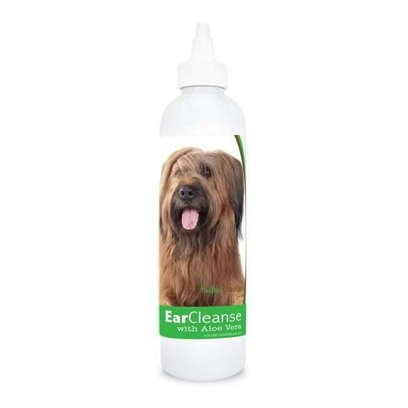 Healthy Breeds 840235197652 8 oz Briard Ear Cleanse with Aloe Vera Cucumber Melon