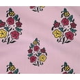 thumbnail image 4 of oneOone Cotton Flex Fabric Leaves & Floral Block Printed Craft Fabric BTY 40 Inch Wide, 4 of 4