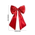 thumbnail image 3 of Red Bow Decor, 40 x 24 Inches Large Big Red Bow Party Decorations for Backdrop Birthday Wedding Bride, Huge Satin Ribbon Tie Hanging Wall Decor, 3 of 8