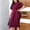 Wine, variant on SELONE Semi Formal Dresses for Women Wedding Guest Elegant Dresses Short Sleeve Formal Dress Plus Size Cocktail Dresses Midi Rehearsal Dinner Dress Evening Dresses Casual Prom Dresses Party Dresses