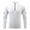 White, variant on GigrtiJin Men Quick-Dry Active Sports Shirt Quarter Zip Long Sleeve Running Pullover Tops Outdoor Athletic Shirts