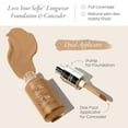 thumbnail image 2 of PÜR MINERALS 4-in-1 Love Your Selfie Longwear Foundation & Concealer Full Coverage, Hydrating Formula, Cruelty Free, 1.7 F. Oz.,Walnut/DG2, 2 of 6