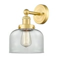 thumbnail image 5 of Innovations Lighting  Large Bell - 1 Light 7" Sconce Satin Gold/Clear Deco Swirl, 5 of 5
