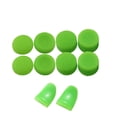 thumbnail image 1 of Replacement L2 R2 Buttons Trigger Extender + Silicone Analog Thumb Stick Cap Cover Grip Thumbsticks Joystick for Sony PS4 PS4 Pro Slim Controller (Green), 1 of 4